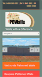 Mobile Screenshot of pcwalls.com.au